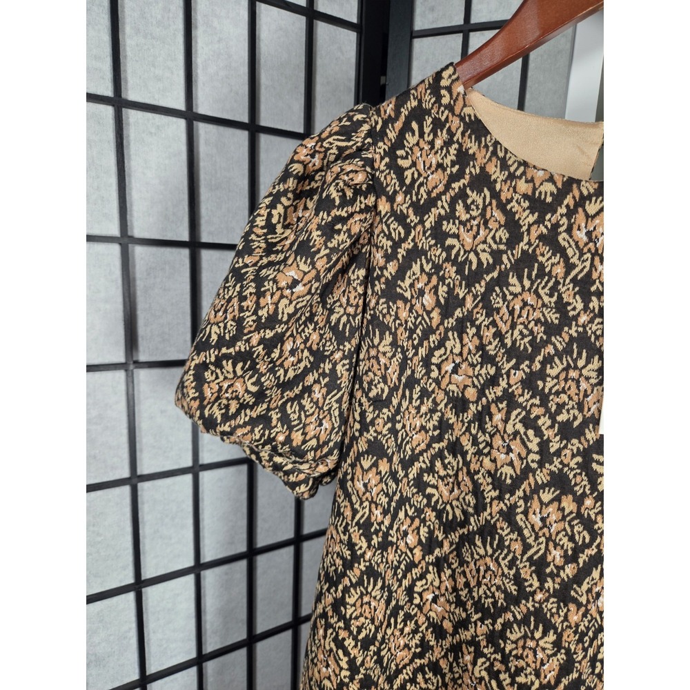 THML puff sleeve dress, whimsigoth clothing, bohemian tapestry print Size M - Picture 4 of 7
